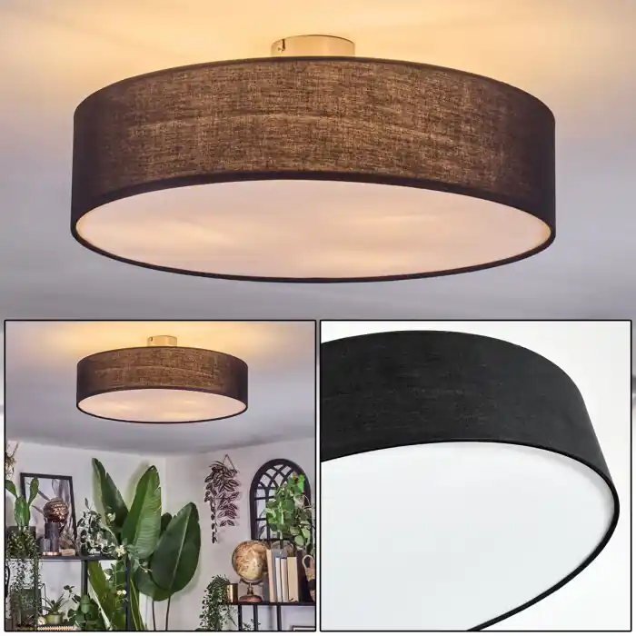Foggia Plafondlamp Nikkel mat, 3-lichts Aanbieding