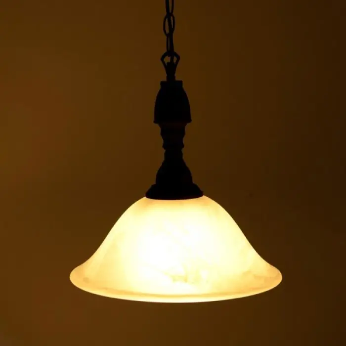 Laatste Kans Reality COUNTRY Hanglamp, Hanglamp Bruin, Roest, Wit, 1-licht