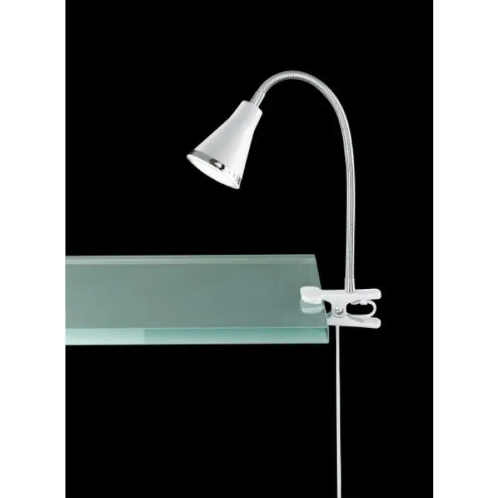 Reality ARRAS Klemlamp LED Wit, 1-licht Speciale Aanbieding