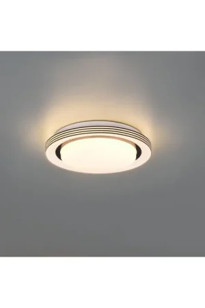 Weekendaanbieding Reality Atria Plafondlamp LED Zwart, Wit, 1-licht, Afstandsbediening