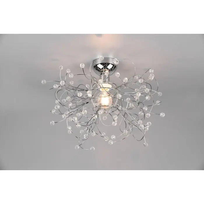 Reality GLORIA Plafondlamp Chroom, 1-licht Koop Online