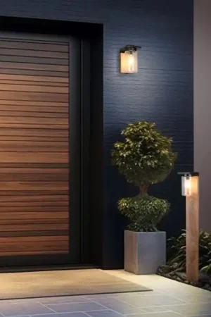 Voordeelprijs Trio verlichting ARDILA Buiten staande lamp Hout licht, 1-licht