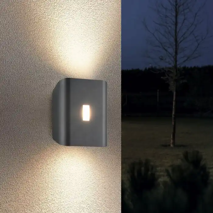 Trio verlichting SANTERNO Wandlamp LED Antraciet, 1-licht Exclusieve Aanbieding