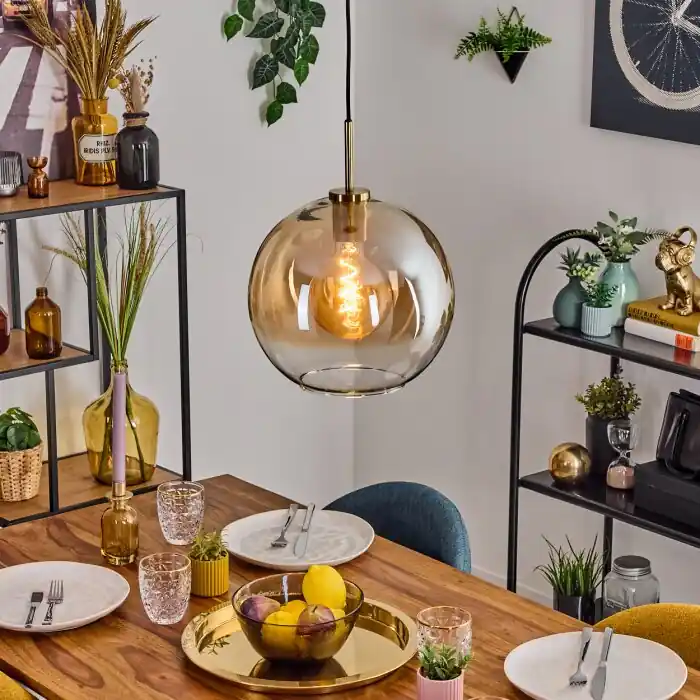 Meest Verkocht Koyoto Hanglamp, Kogellampje, Hanglamp Goud, Zwart, 1-licht