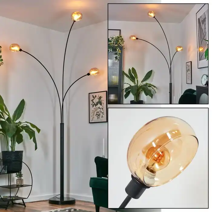 Nieuw Nikkala Staande lamp Zwart, 3-lichts