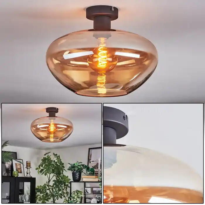 Mertola Plafondlamp Amber, 1-licht Goedkoop