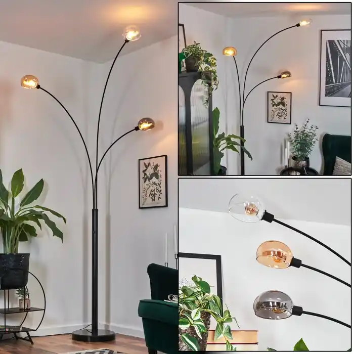 Beperkt Aanbod Nikkala Staande lamp Zwart, 3-lichts
