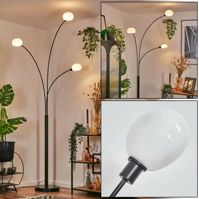 Merkproduct Nikkala Staande lamp Zwart, 3-lichts