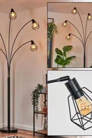 Yaak Staande lamp Zwart, 5-lichts Lage Prijs