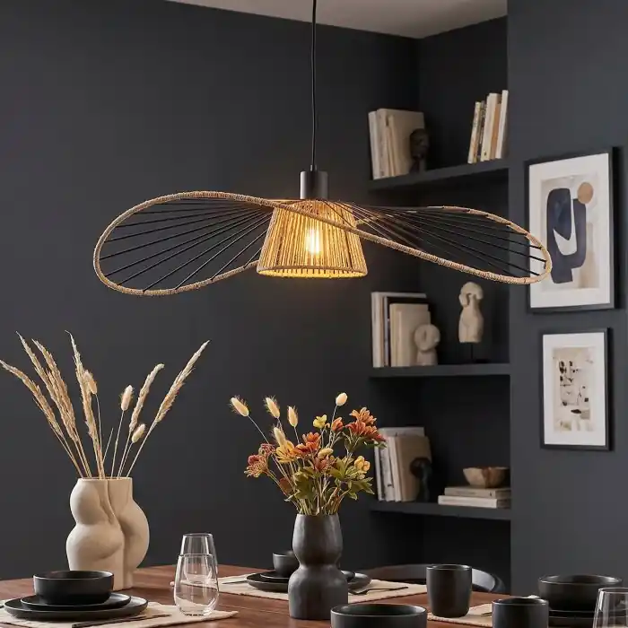Aanbieding Elsa Hanglamp, Hanglamp Zwart, 1-licht