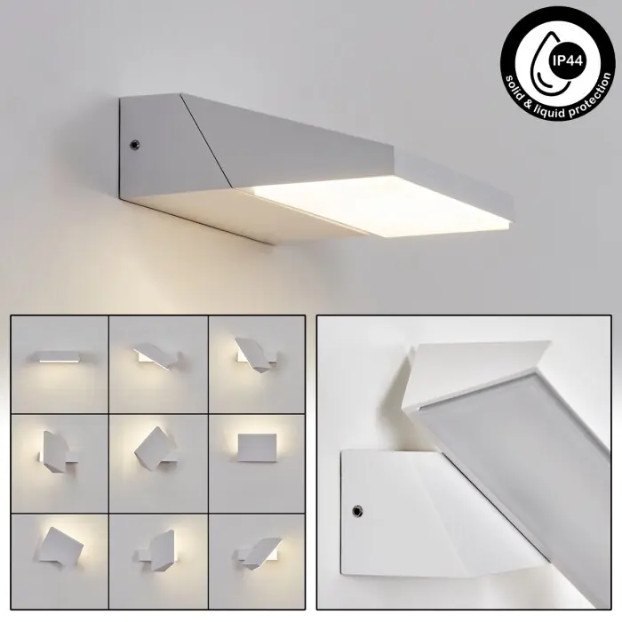 Xaden Wandlamp voor buiten, Wandlamp LED Wit, 1-licht Koop Online