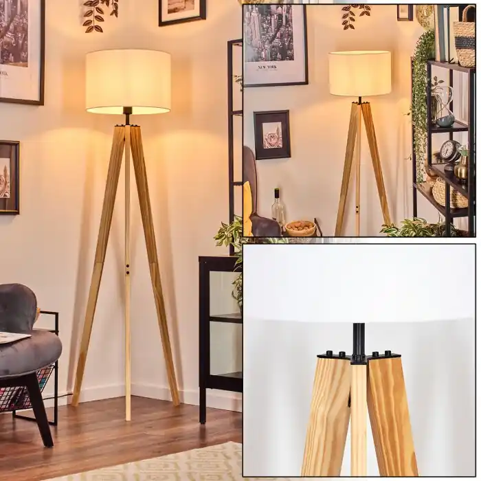 Meest Verkocht Soungou Staande lamp Natuurlijke kleuren, Zwart, 1-licht