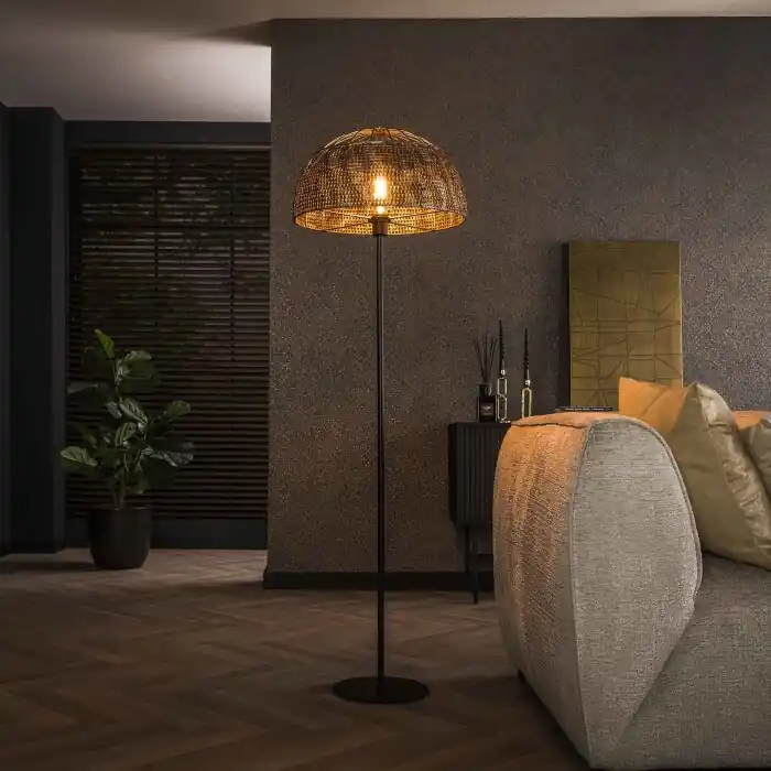 Aanbieding Ommerlanderwijk Staande lamp Antraciet, 1-licht