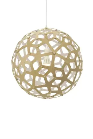 Flitsaanbieding Coral 800 hanglamp, bamboe/wit