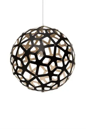 Meest Verkocht Coral 800 hanglamp, bamboe/zwart