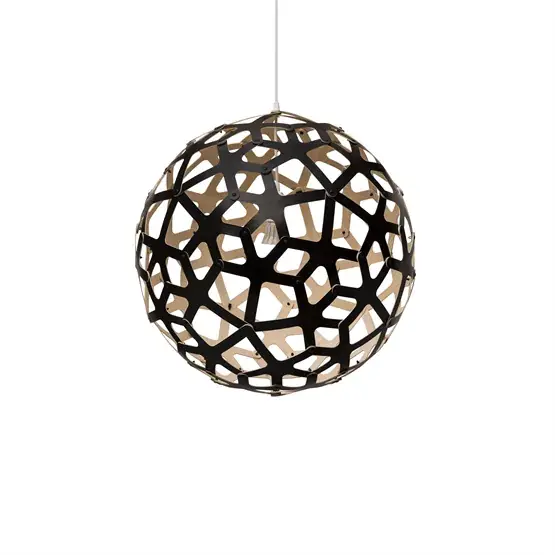 Meest Verkocht Coral 800 hanglamp, bamboe/zwart