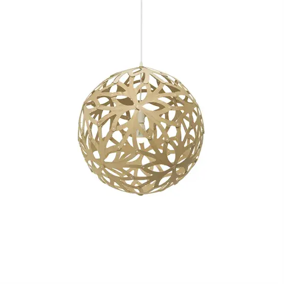 Nieuw Floral 600 hanglamp, bamboe