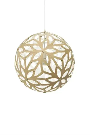 Floral 600 hanglamp, bamboe/wit Must-Have