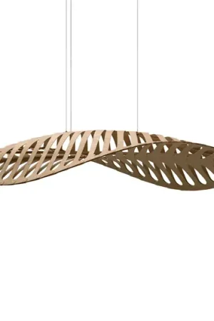 Navicula large hanglamp, bamboe Premium