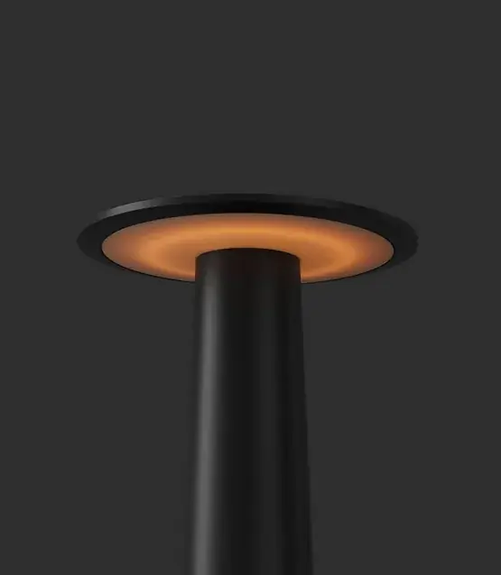 Beperkt Aanbod Lix mini batterijlamp / tafellamp, dark chroom