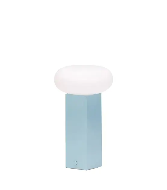 Koopje Low Portable batterijlamp / tafellamp, blauw