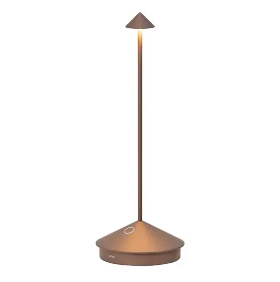 Pina batterijlamp / tafellamp, brons Op = Op
