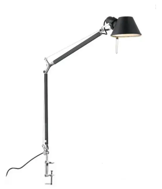 Seizoensaanbieding Tolomeo Mini tafellamp, zwart met tafelklem