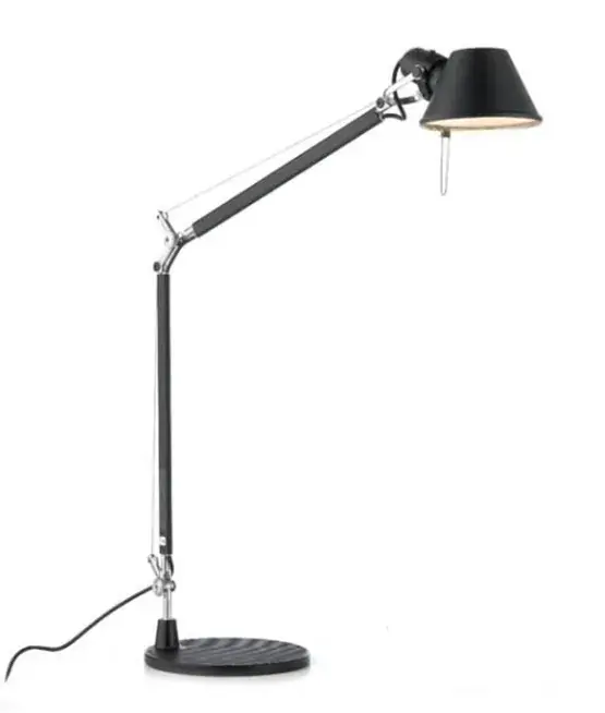 Nieuw Tolomeo Mini tafellamp, zwart met voet