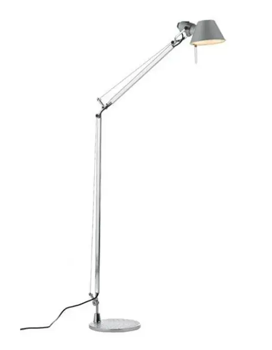 Tolomeo Lettura vloerlamp, aluminium Nieuw