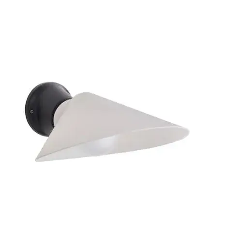 Plume Bath wandlamp, zwart/polycarbonaat Koop Vandaag