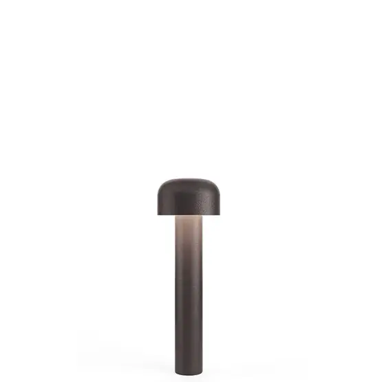 Bellhop Bollard H380 buitenvloerlamp, bruin Actieprijs