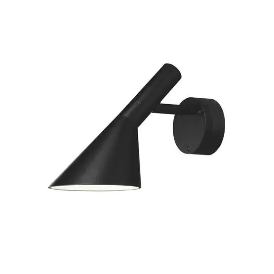 AJ 50 LED Buiten wandlamp, zwart Fabrieksprijs