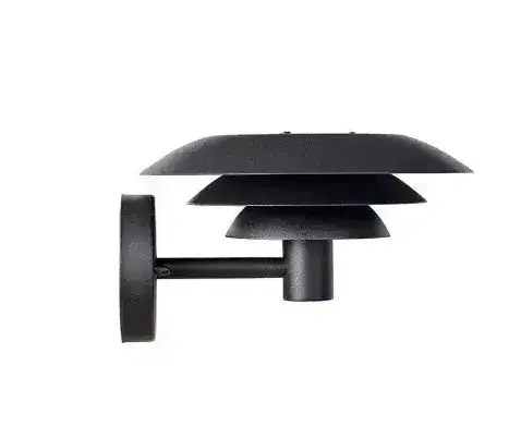 DL25 buiten wandlamp, zwart Gratis Retour