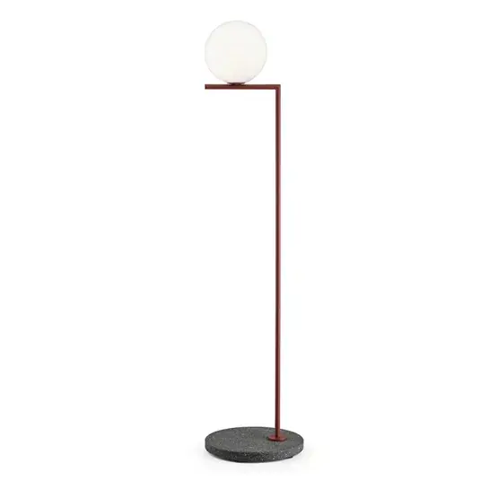 Seizoensaanbieding IC Light F1 buiten vloerlamp, rood/zwart lava