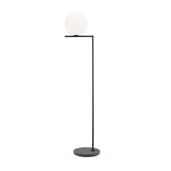IC Light F2 buiten vloerlamp, zwart/zwart lava Flitsaanbieding