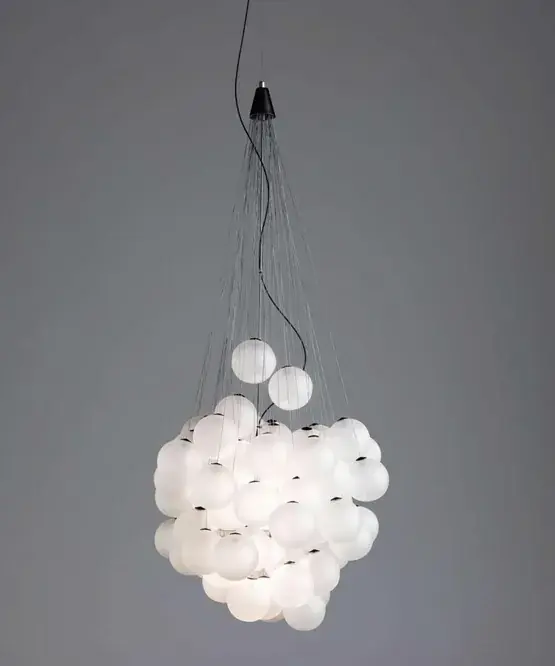 Nieuw Stochastic hanglamp / kroonluchter ophanging, alu