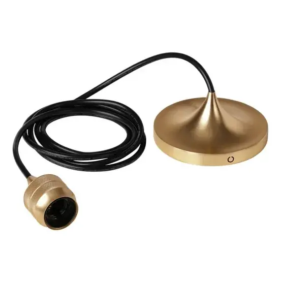 Laatste Versie Cord Set Pro E27-ophanging, messing