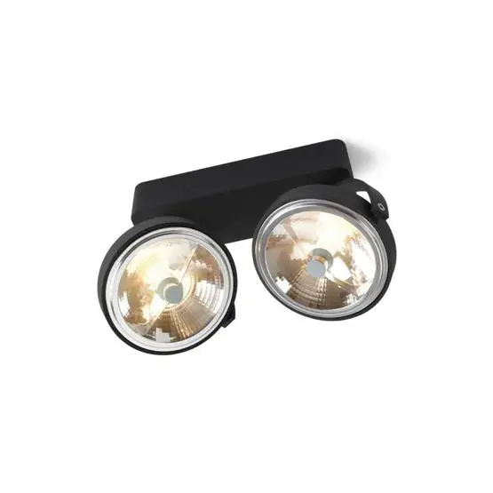 Beperkt Aanbod Pin-Up 2 LED, zwart