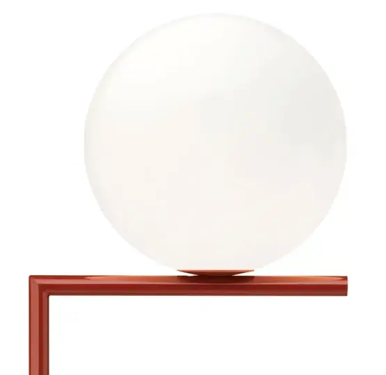 Onderdeel Glas voor Flos IC Light F2, bordeauxrood Veilige Betaling