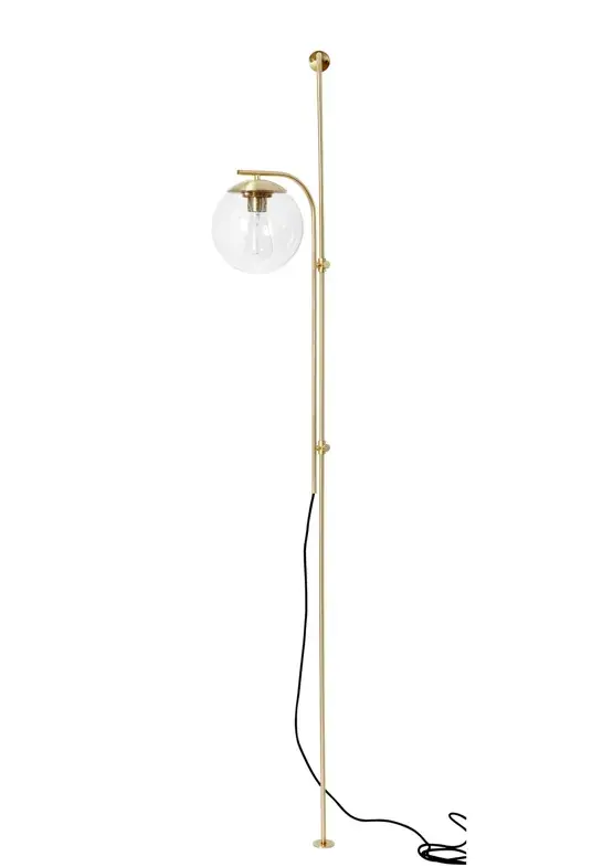 Bubble wandlamp / vloerlamp, messing Dagaanbieding