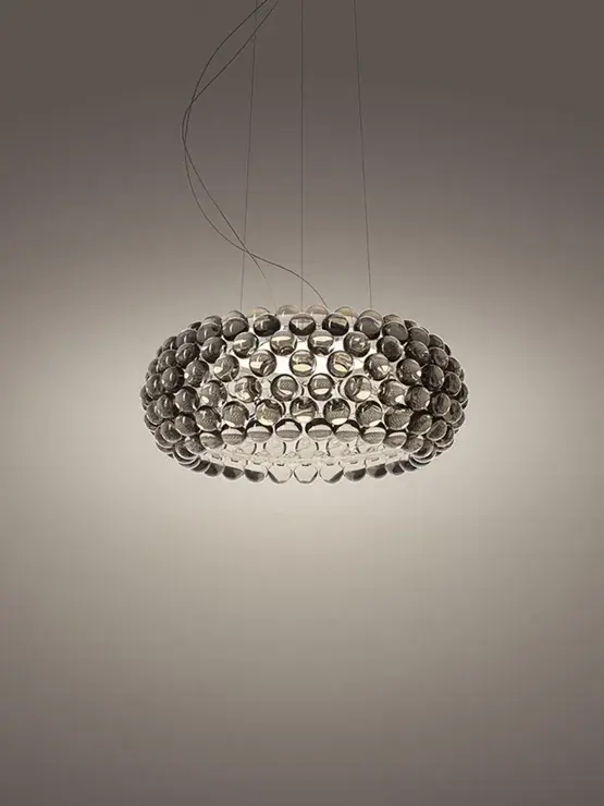 Caboche Plus Media hanglamp halogeen, grijs Gratis Retour