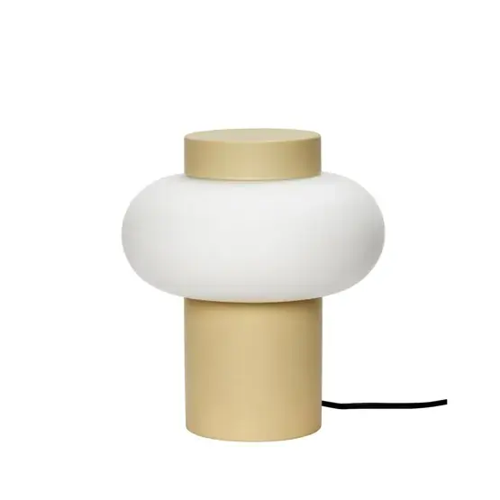 Camp tafellamp, beige Uitverkoop