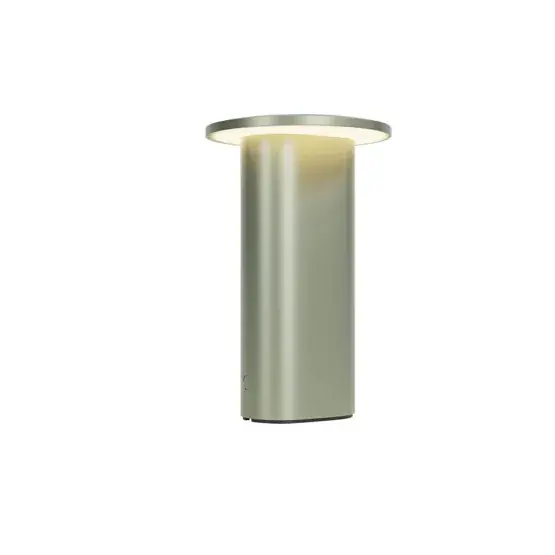 Solae Portable batterijlamp / tafellamp, lichtgroen Alleen Vandaag