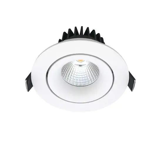 LED Downlight Tilt 12,7W, inbouw, dim-to-warm, mat wit Premium