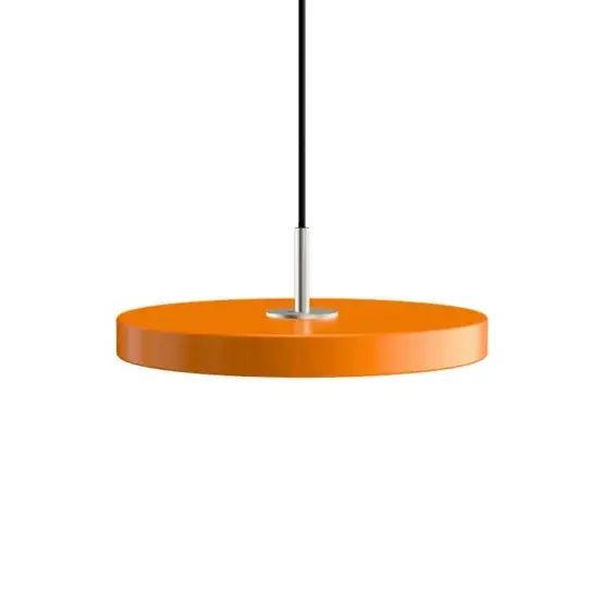 Asteria Plus mini hanglamp, oranje/staal Beperkte Voorraad