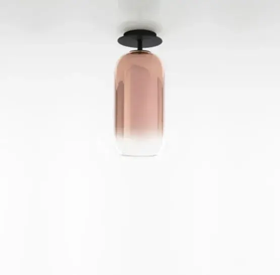 Gople Mini plafondlamp, zwart/koper Bestseller