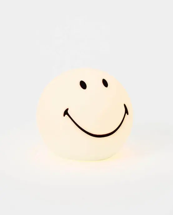 Gratis Retour Mr Maria Smiley Bundle of Light kinderlamp, zwart/wit