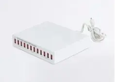 Zafferano multilader met 12 x USB A - 150W, wit Seizoensaanbieding