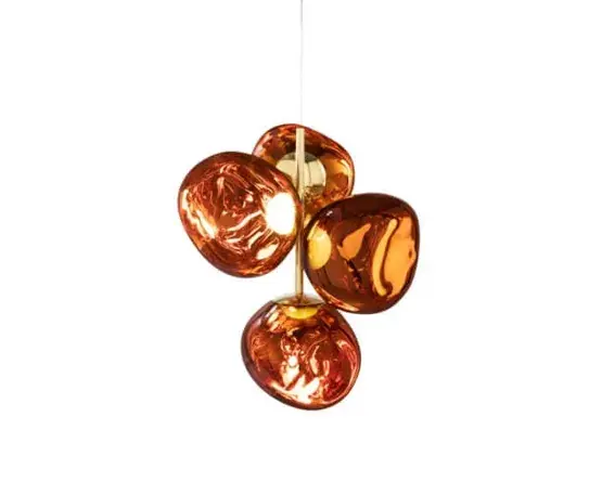 Goedkoop Melt mini kroonluchter, koper
