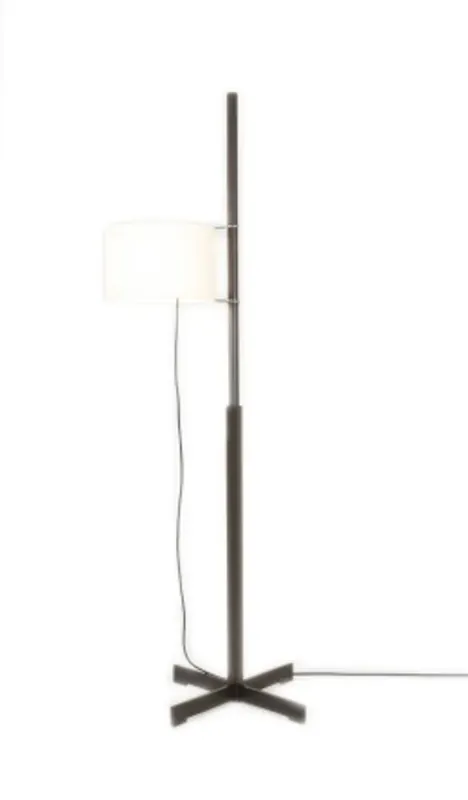 TMM vloerlamp, zwart eiken/beige Fabrieksprijs